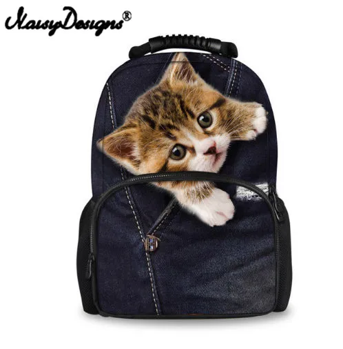 

Noisy Designs Backpack For Laptop Anti Theft Cat Mochila Travel School Backpack For Teenage Girl Backpack Male shoulder bag