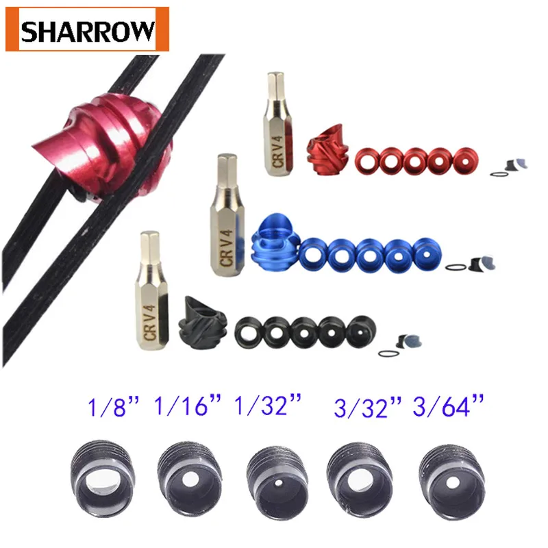 

1Set 37/45 Degree Archery Bow Peep Sight Clarifier 4x 6x 8x Lens Aperture Inner Core Housing For Training Shooting Accessories