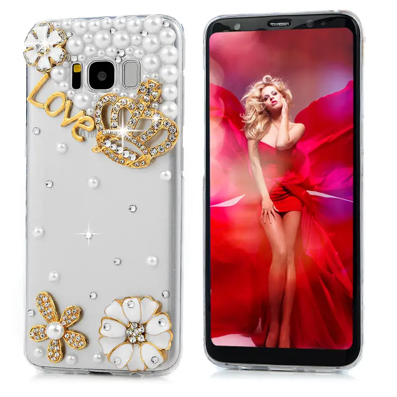 YOKIRIN 3D чехол ручной работы с бриллиантами для samsung Galaxy S8 блестящие стразы