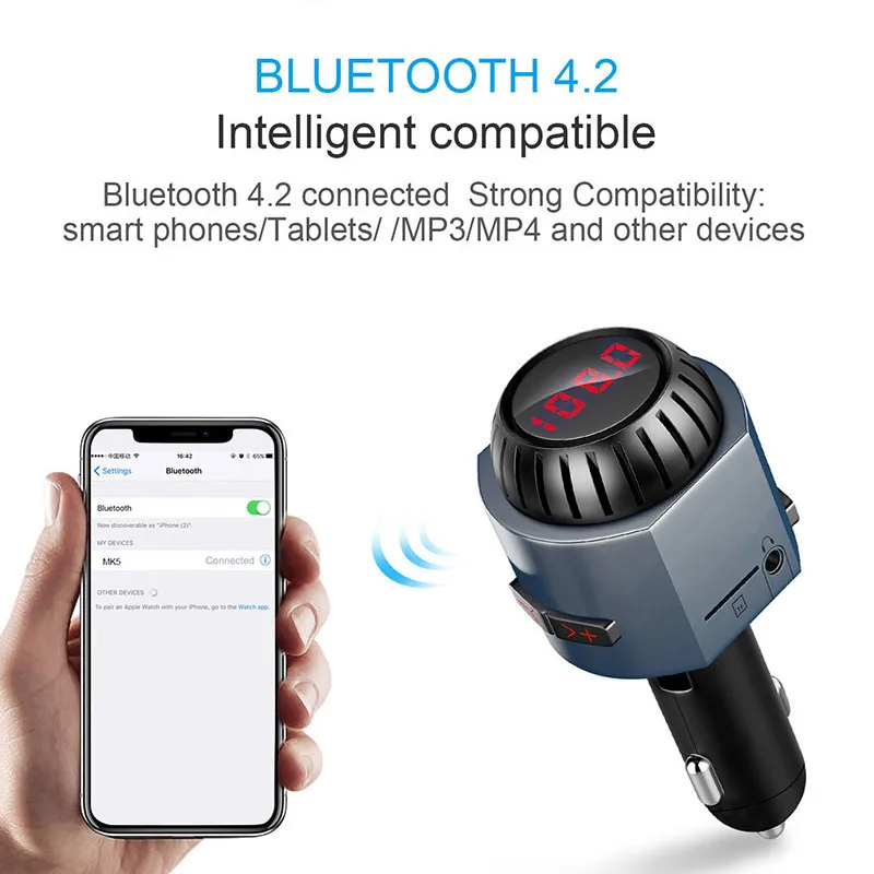 Bluetooth MP3 музыка car kit для сотового телефона система Handsfree автомобиля bluetooth приемник
