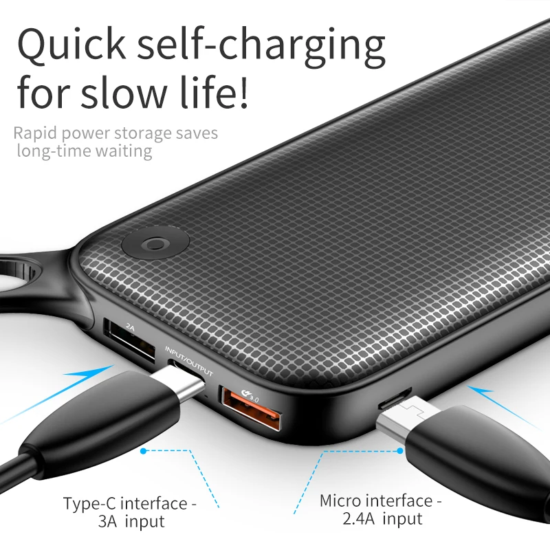 Baseus 20000mAh Power bank Quick Charge 3.0 USB Powerbank QC3.0 Fast External Battery Charger Dual USB Type C Portable Charger Baseus 20000mAh Power bank Quick Charge 3.0 USB Powerbank QC3.0 Fast External Battery Charger Dual USB Type C Portable Charger