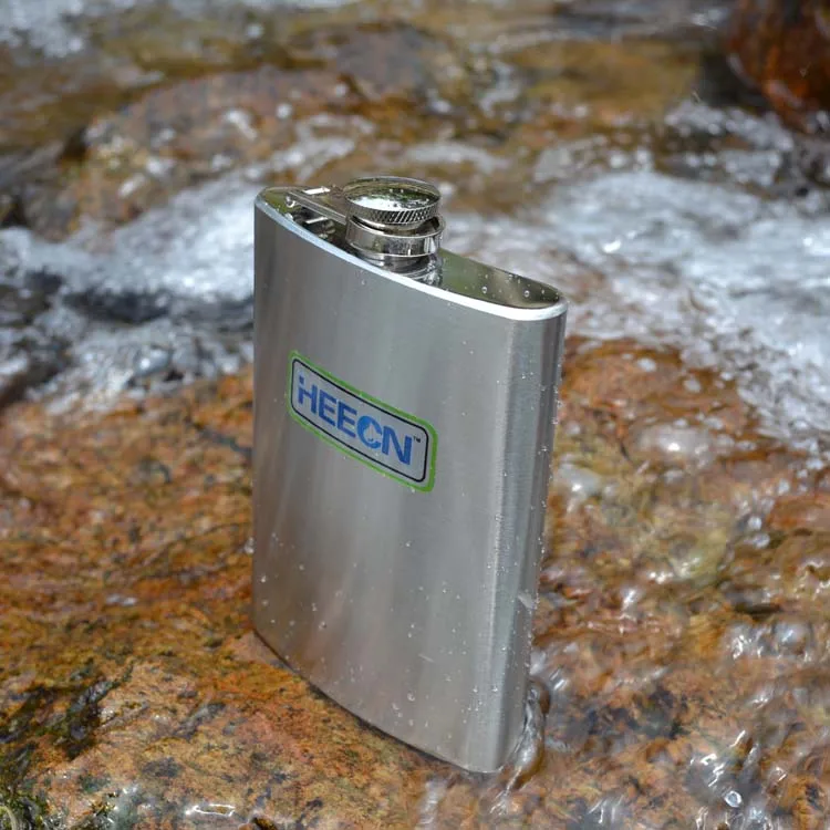 

free shiping Heecn hip flask portable hip flask stainless steel hip flask 8oz 230ml sell hot in the market