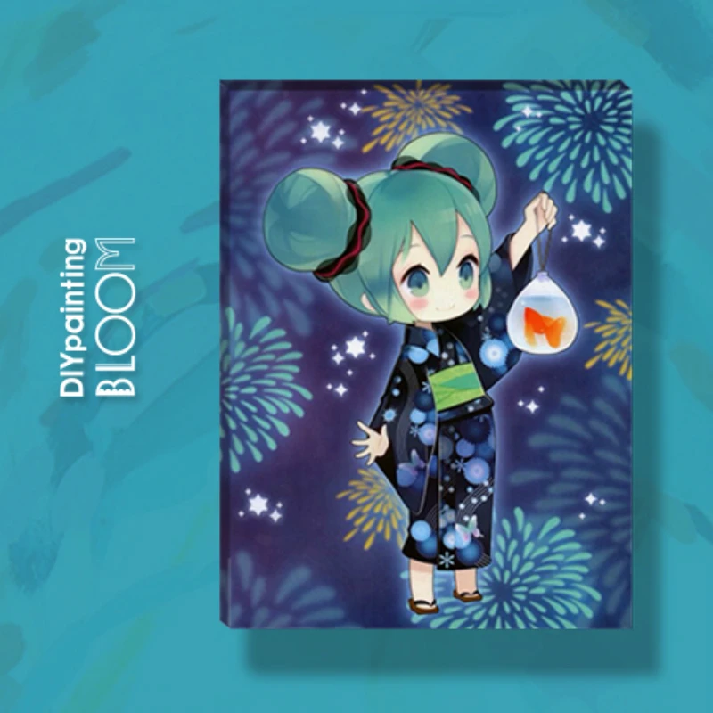 

Oil Painting Diy Paintng By Numbers Hatsune Miku Modern Wall Art Japanese Anime Picture For Home Wall Artwork Kids Gifts Decor