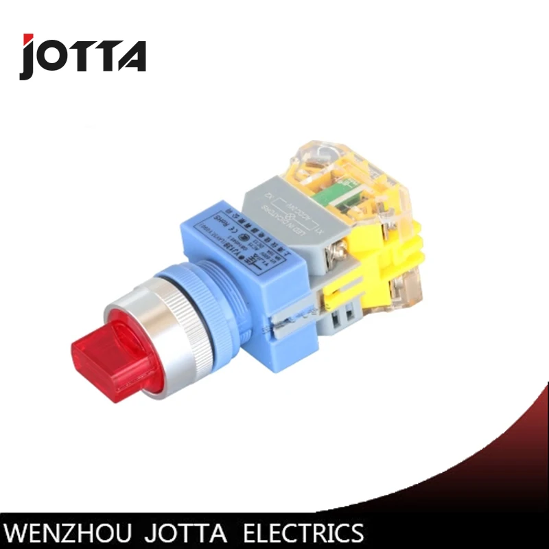 

LAY37-20XD/31 three position maintained illuminated selector switch