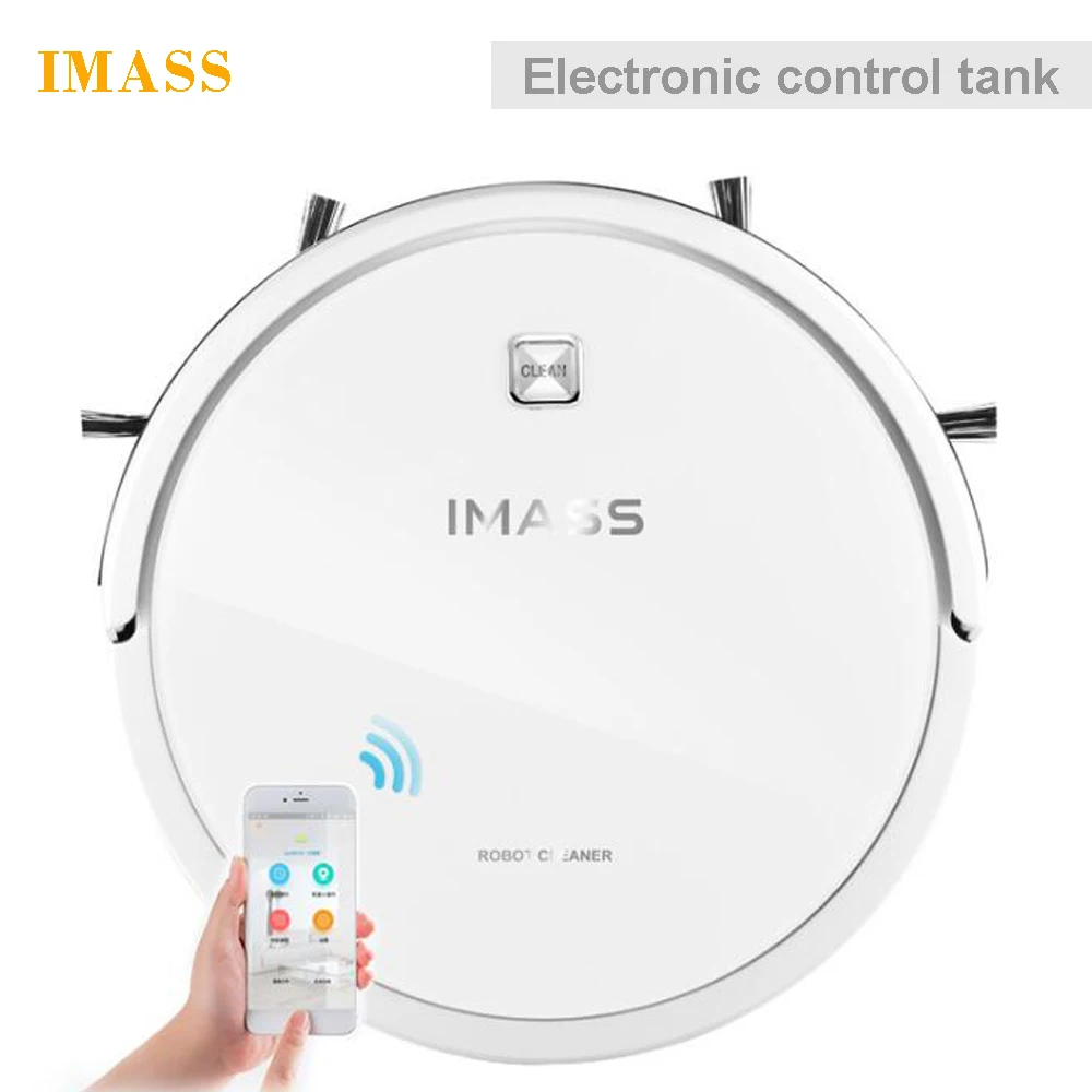 IMASS New A3K 800ML Dust Box Robot Vacuum Cleaner With App Remote Control Gyro Navigation 1200PA Suction | Бытовая техника