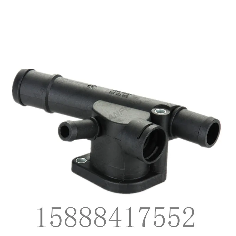 

1pcs Auto cooling system thermostat housing thermostat cover Thermostat Coolant Water Outlet 038 121 132C 038 121 133