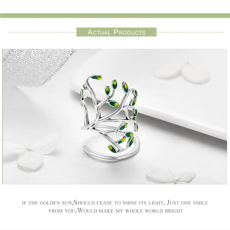 Круглые маленькие серьги-гвоздики 100% Серебро 925 пробы Мода Зеленая жизнь кольца с символом Древа Жизни для женщин из натуральной кожи
