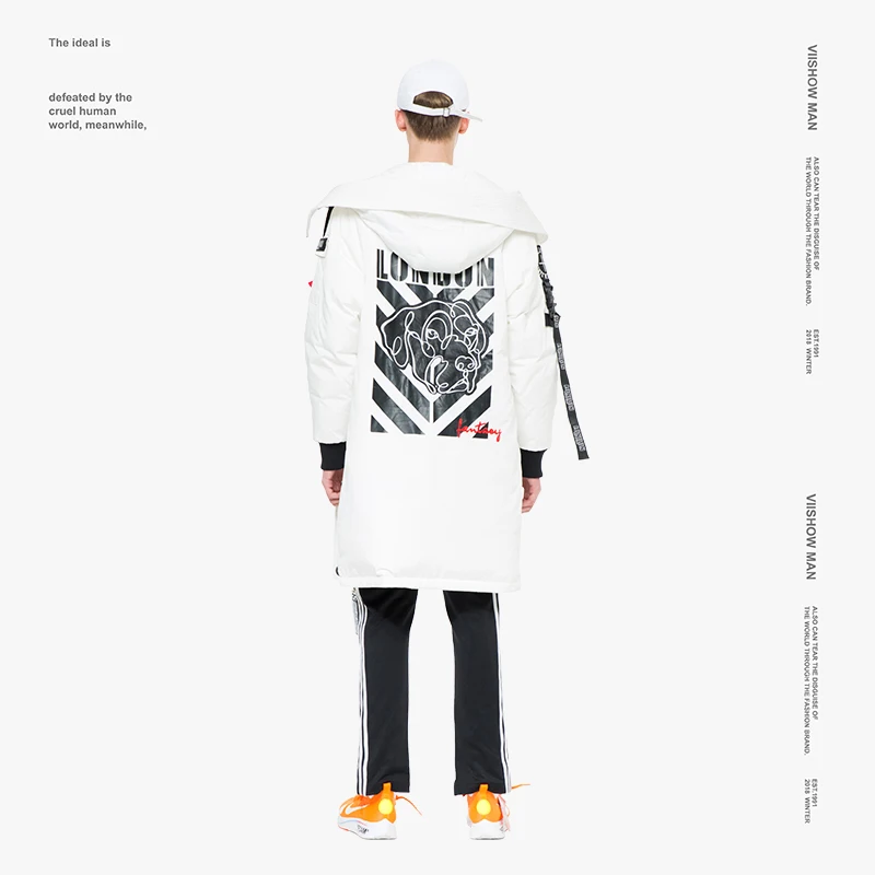 VIISHOW White Duck Men's Down Jacket Brand Winter Jacket For Men Doudoune Homme 2018 Printed Men's Winter Jacket Coat YCA304184 VIISHOW White Duck Men's Down Jacket Brand Winter Jacket For Men Doudoune Homme 2018 Printed Men's Winter Jacket Coat YCA304184