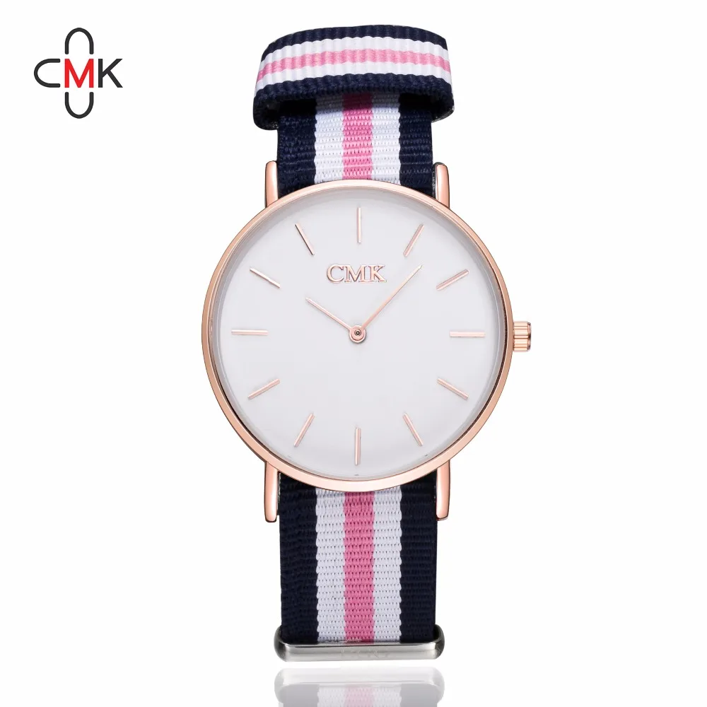 

Brand Woven Strap Clock Women Watches Fashion Men's Quartz Popular Sports Casual Couple Watch 10 Color Wristwatches reloj hombre