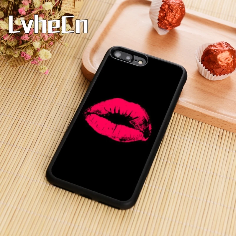 LvheCn Kiss Me чехол для телефона Fundas iPhone 5 6 6s 7 8 plus X XR XS max 11 Pro samsung Galaxy S7edge S8 S9 S10 |