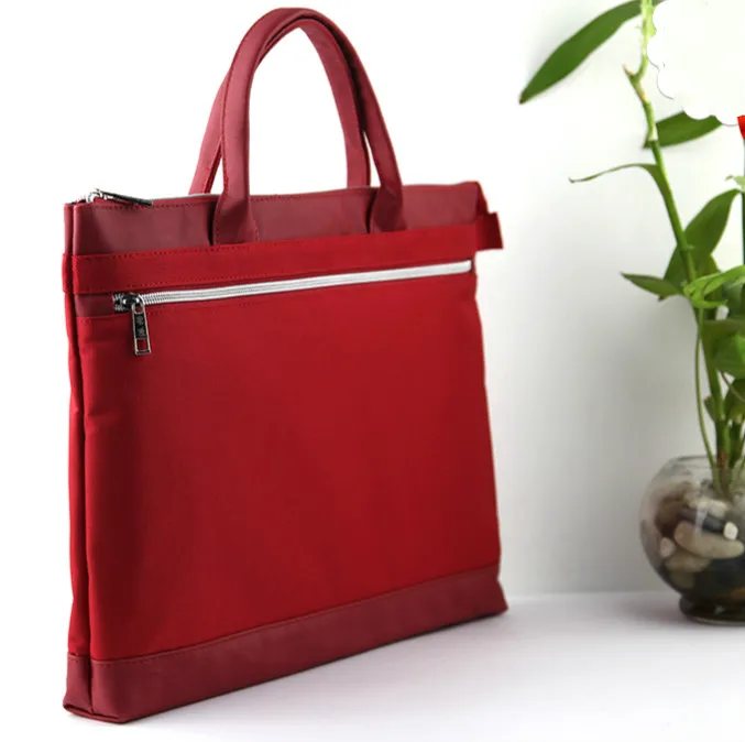 Высококачественный портативный двухслойный Модный деловой мужской и женский портативный портфель Сумка для документов офисная Компьютерная сумка