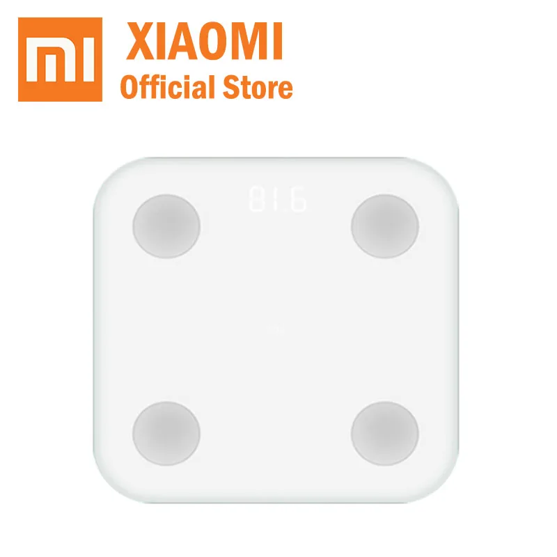 

Xiaomi Smart Body Fat Scale Mifit APP & Body Composition Monitor With Hidden LED Display And Big Feet Pad