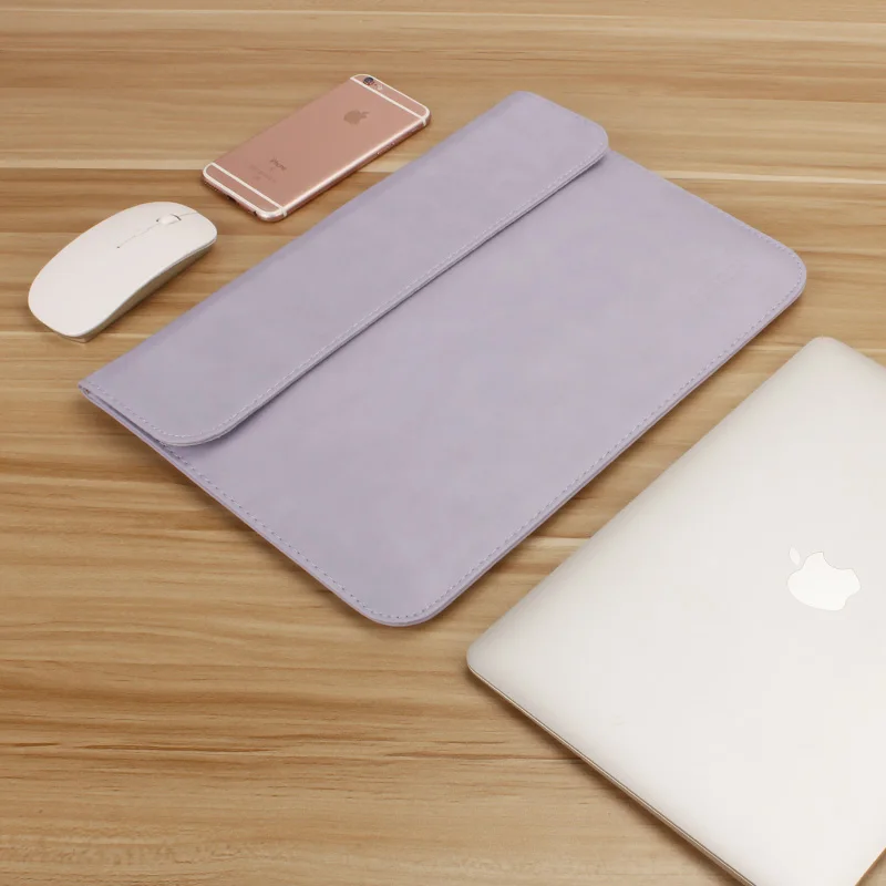 New Laptop Case 13 14 Sleeve for Dell Asus Toshiba Lenovo Hp Acer 13.3 Notebook Bag Pu Leather Waterproof Women Men 12 14.1 Bags