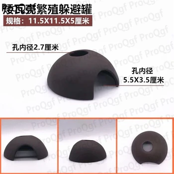 

Ngryise 2Pcs A Set Aquarium small fish ceramic pot protector gorgeous room