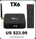 T95mini Smart tv box Android 9,0 2,4G Wifi H6 четырехъядерный H.265 6K HD Netflix медиаплеер приемник игровой набор магазина