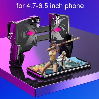 

Gamepad for Smartphone PUBG Mobile Phone Game Gamepad Dzhostik Trigger Fire Button Aim Key L1R1 Shooter Controller Joystick