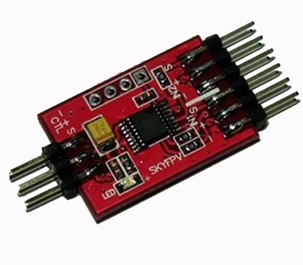 New High Quality 1Pcs Red Color 3 way Video Switch Unit 3 Channel Video Switcher Module