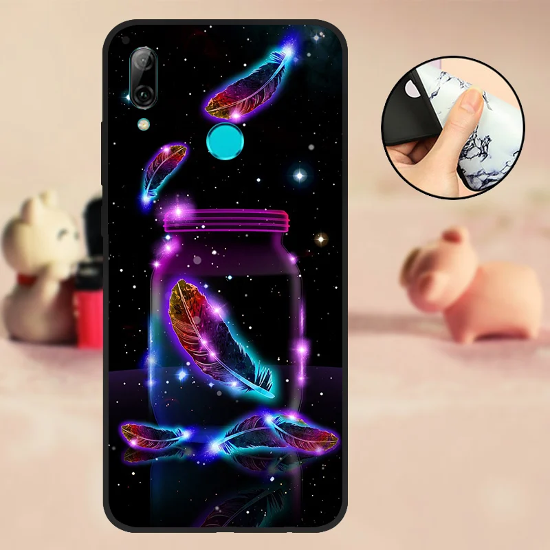 P Smart Coque для huawei PSmart чехол силиконовый черный ТПУ 6," для huawei P Smart Чехол для мобильного телефона мягкий - Цвет: T26