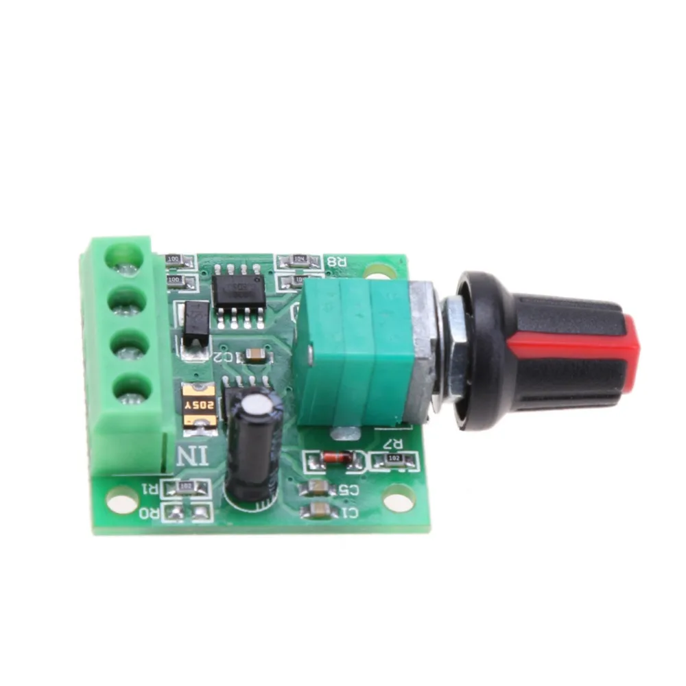 New DC 1.8V 3V 5V 6V 12V 2A PWM Motor Speed Controller Low Voltage Motor Speed Controller PWM 0~ Adjustable Drive Module