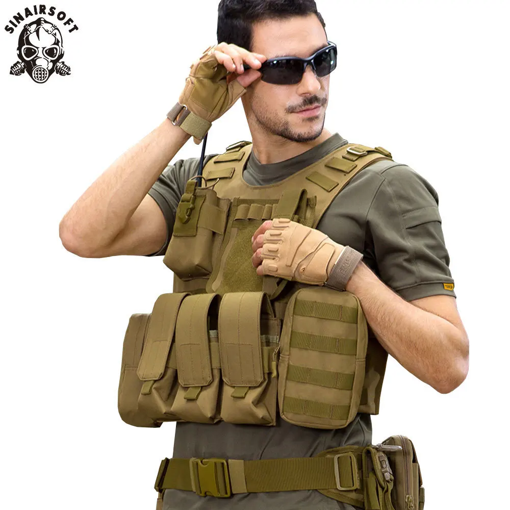 Buy SINAIRSOFT Tactical Vest Airsoft Military Pouches