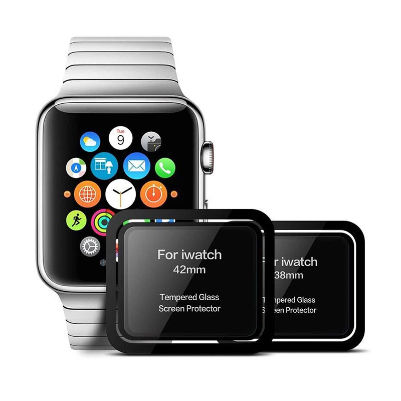 Pelicula-De-Vidro-Full-Cover-Tempered-Glass-Screen-Protector-for-Apple-Iwatch-38mm--42mm-Watch-Black-Edge-9H-Protective-Film (2)