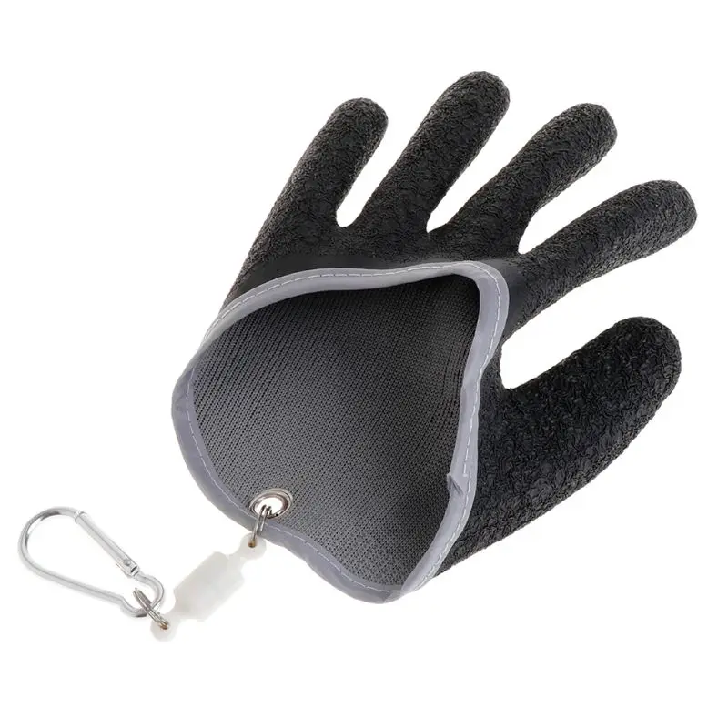 1PC Non Slip Latex Fishing Gloves With Release Fisherman Fish