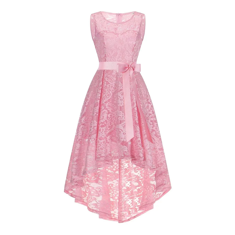 OML525F# вечерние платья розового цвета с бантом спереди, короткие и длинные сзади праздничное платье одноклассника платье для выпускного вечера,, дешевая модная одежда для девочек