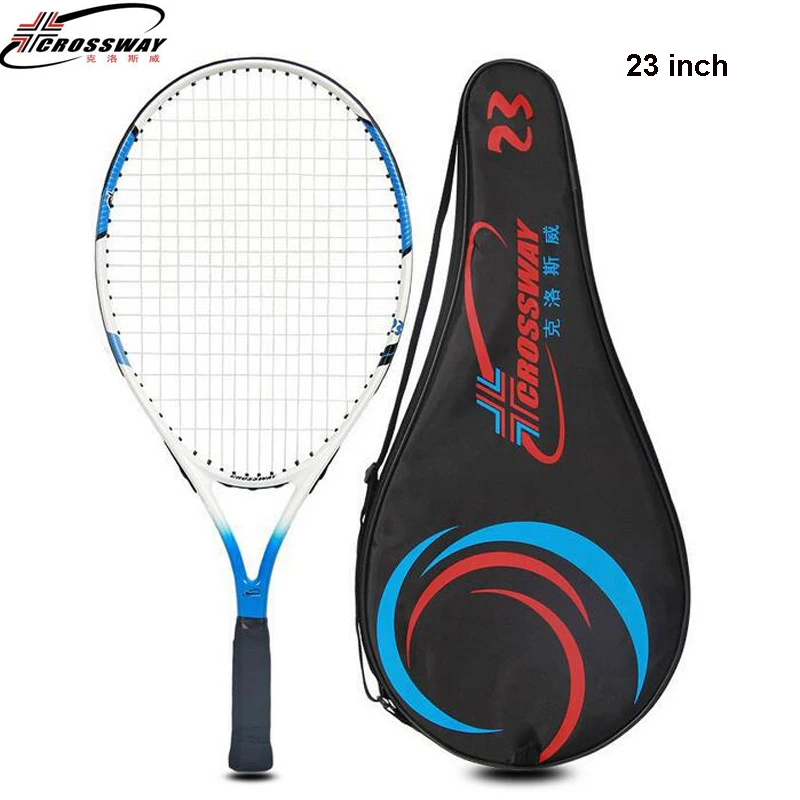 

23 inch Tennis Racket Ultra-light tenis masculino Carbon Fiber OS Racket Surface for Children 7-9 years old Tennis Grip Size 4