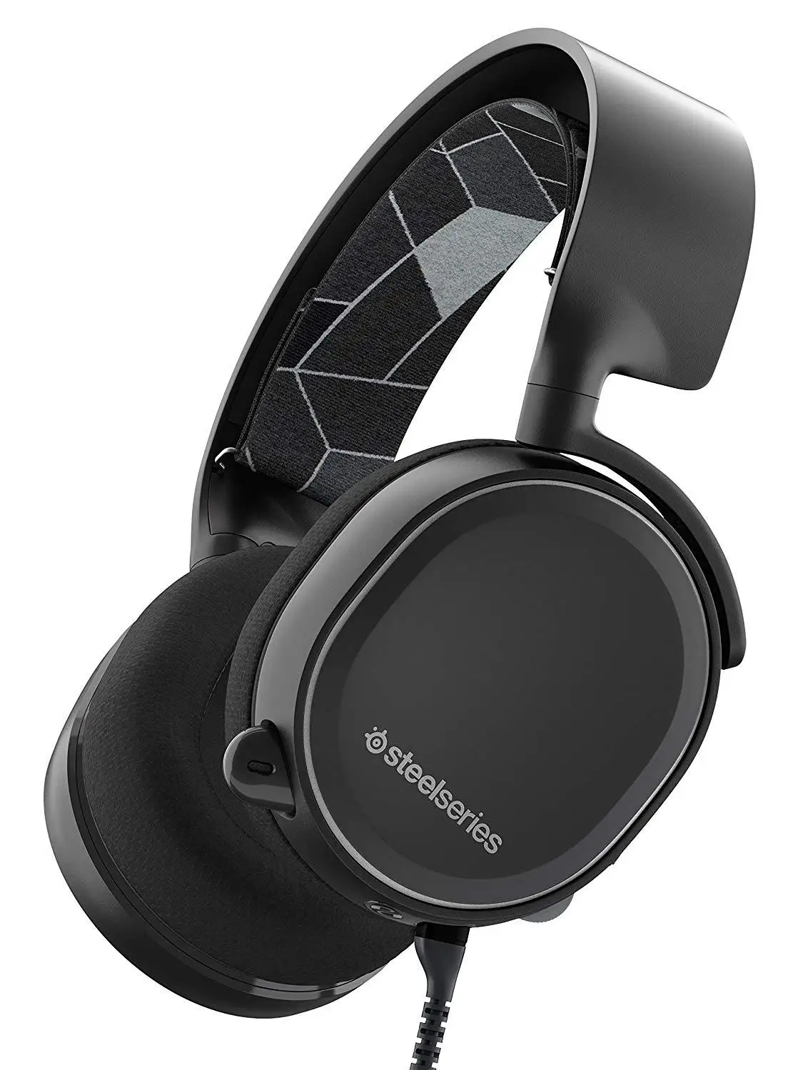 SteelSeries Arctis 3 Универсальная игровая гарнитура для ПК, Playstation 4, Xbox One, nintendo Switch, VR и iOS - Цвет: Черный