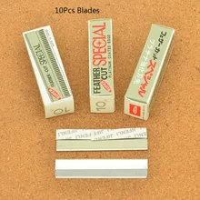 10 шт. Парикмахерская безопасность триммер ножи из нержавеющей стали соскабливание лезвие для женщин и мужчин Shaper бритва лезвия HD0002