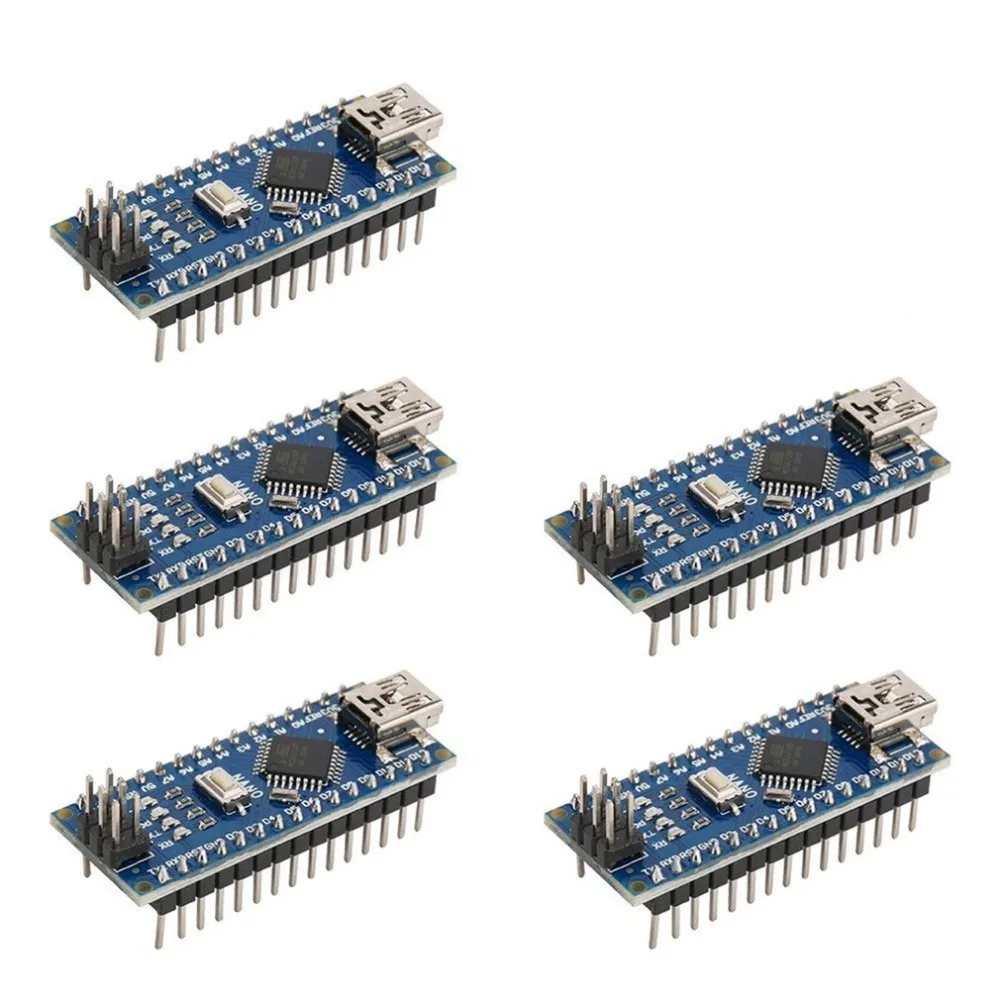 Мини USB с Загрузчиком совместимый контроллером Arduino Nano V3.0 драйвер CH340 16 МГц|Детали