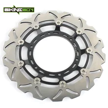 BIKINGBOY para YAMAHA XT 660 X Supermoto 04 05 06 07 08 09 10 11 12 13 14 15 16 17 18 19 XT660X disco de freno delantero del Rotor del disco de la onda