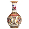Jingdezhen Classical Enamel Vase With Lucky Patterns Porcelain Modern Vintage Flower Vase Ceramic Flower Christmas Decoration 6