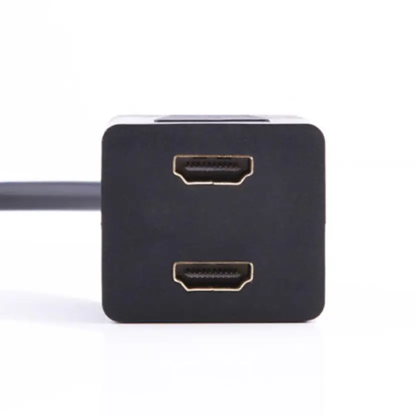 AUX аудио кабель 1080P HDMI порт штекер на 2 гнезда 1 в Выход разделитель адаптер
