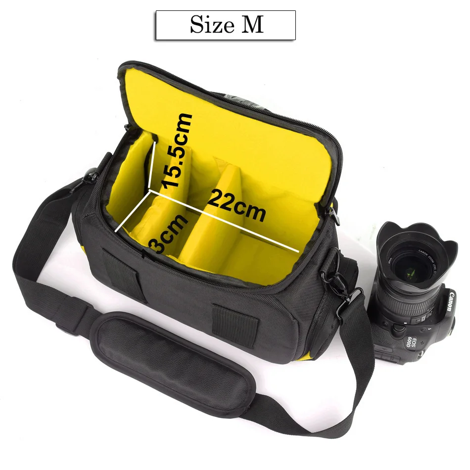 Водонепроницаемый DSLR Камера чехол для линз для фотоаппаратов nicon D5300 D3300 D7200 D3300 P900 Nikon Камера Canon 1300D 750D 5D Mark III sony отделение для фотографий