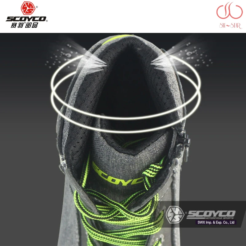 Moto rcycle botas hombres camino calle zapatos casuales zapatos bato moto Cruz botas moto Grey Scoyco protección Lino de microfibra de la UE 39-46 Moto rcycle botas hombres camino calle zapatos casuales zapatos bato moto Cruz botas moto Grey Scoyco protección Lino de microfibra de la UE 39-46