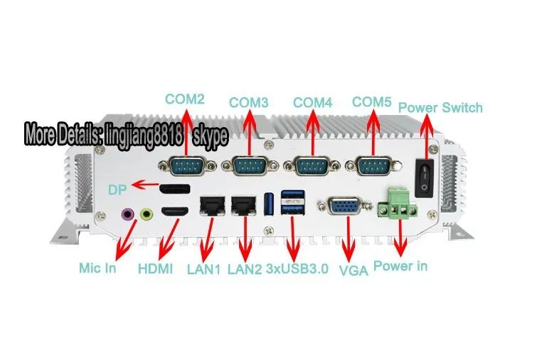 

I5 cpu car pc rich digital I/Os /Onboard 2Gb Ram run linux os