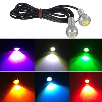 

More than 50000 hours Life Span Waterproof Eagle Eyes Auto Lamp 18mm Daytime Running Light DRL Led Headlights 1 year warranty