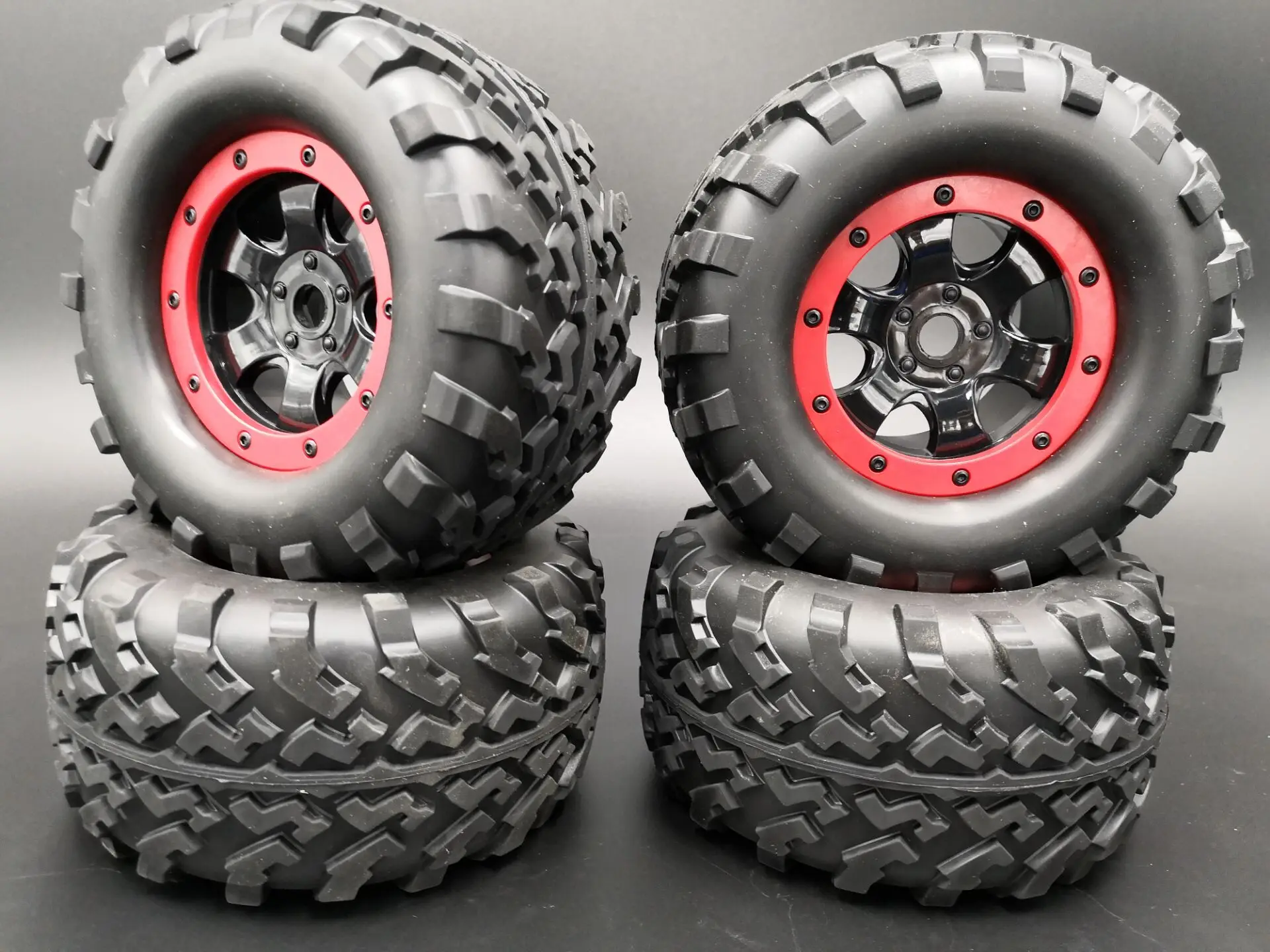 4 шт. hpi Fli 1/10 RC короткие грузовые шины/колеса для команды связанные с fraxas SlASH 4X4 10SC HPI