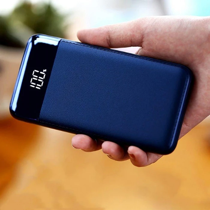 Светодиодный источник питания 20000 мАч для Xiaomi Samsung iPhone внешний аккумулятор