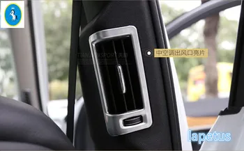 

Accessories ! For Volvo XC90 2016 2017 Stainless Steel B Pillar Air Conditioning Outlet Vent Cover Trim 2 Pcs / Set