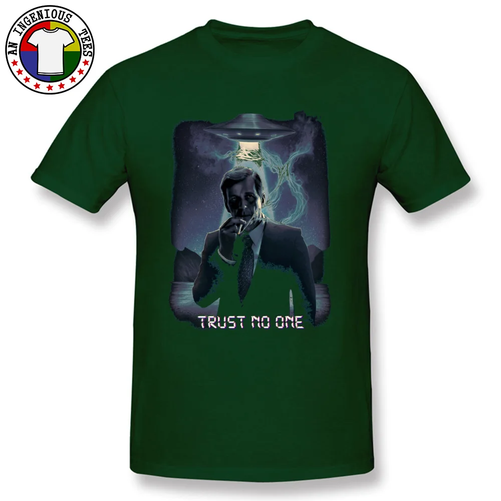 Europe Group Father Day Cotton O Neck Men Tops Shirts Funny Tops Shirt Slim Fit Short Sleeve Tshirts Wholesale Trust no one Cigarette Smoking Man 4132 dark