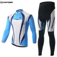 Xintown冬男性長いサイクリングジャージーセットmtb roupa ciclismoバイクアウトドアスポーツ乗馬サイクリング服CC0336