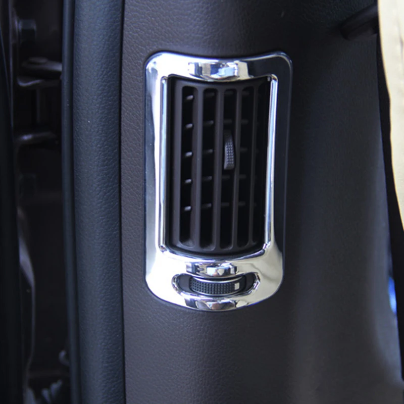 Для hyundai Santa Fe ix45 2013 комплект внутренняя автомобильные аксессуары ABS Матовый заднего сиденья, устанавливаемое на вентиляционное отверстие в салоне автомобиля крышки выхода отделка 8 шт./компл
