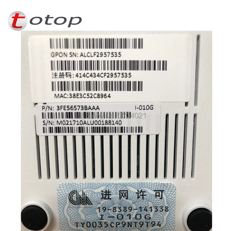 1 шт. Заводская горячая Распродажа Alcatel Lucent I 010G GPON ONU/ONT GE порт аналогичный с Huawei