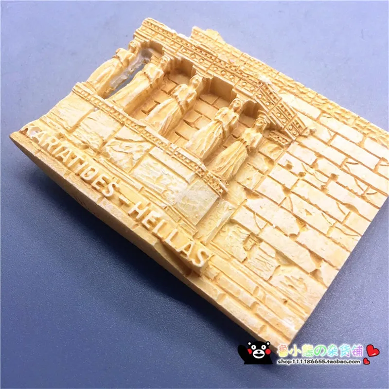 Kariatides Hellas Parthenon Temple Greece туристический сувенир для путешествий 3D декоративный