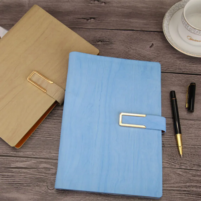 

A5 Loose-leaf Notebook Imitation Leather PU Business Stationery Notebook Conference Record Book