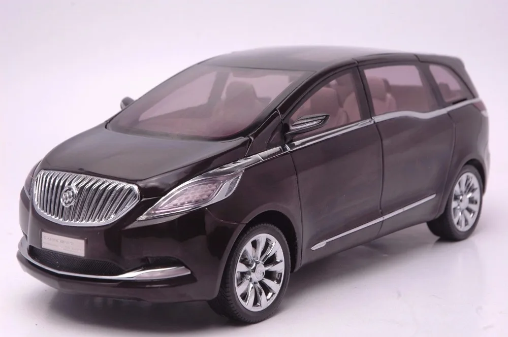 

1:18 Diecast Model for GM Buick GL8 Black Concept MPV Alloy Toy Car Miniature Collection Gift