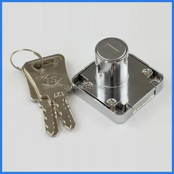 

10 pcs 22mm cylinder conveniently installed showcase drawer lock with different keys