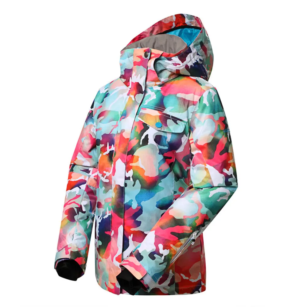 

NEW Female Ski Jacket Outdoor Breathable Waterproof Windproof Jacket Women's Snowboard Jacket Winter Thermal Coat